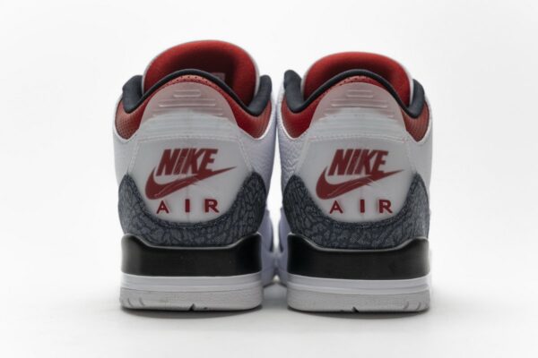 CZ6431-100 Air Jordan 3 Retro Fire Red Denim - Image 7