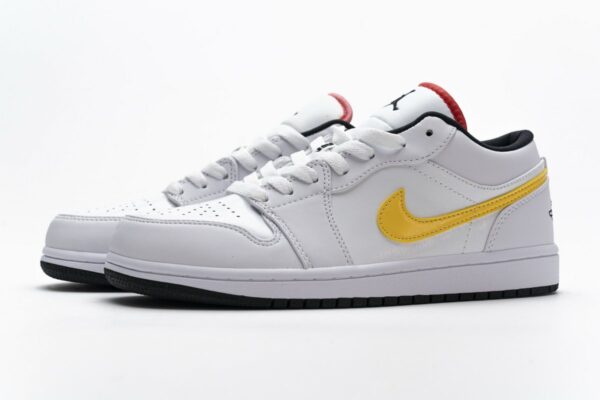 CW7009-100 Air Jordan 1 Low White Multi-Color - Image 6