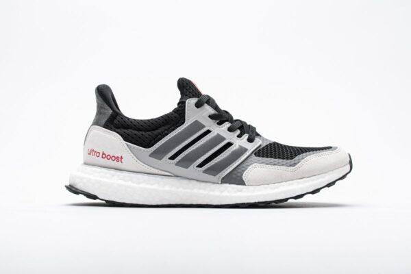 EF0720 adidas Ultra Boost S&L Black Grey Four Red Real Boost - Image 2