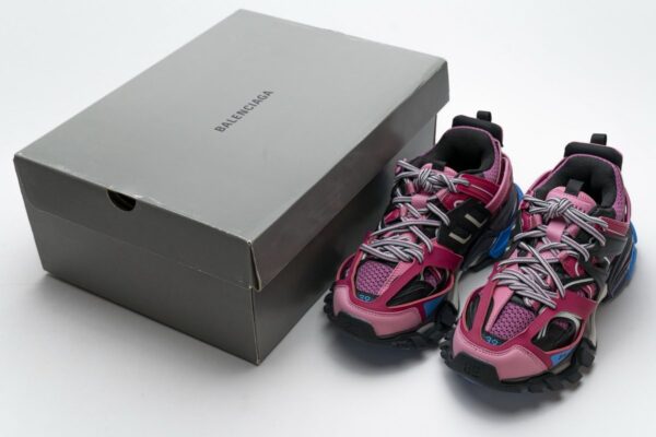 542436 W1GB7 5482 Balenciaga Tess S.Black Purplish Red - Image 3