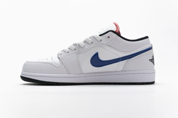 CW7009-100 Air Jordan 1 Low White Multi-Color - Image 9
