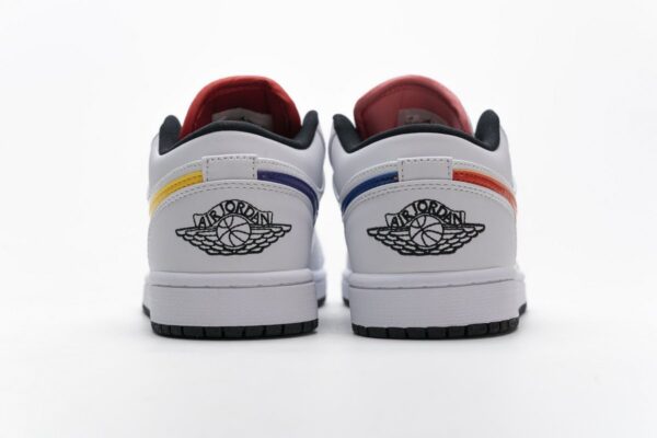 CW7009-100 Air Jordan 1 Low White Multi-Color - Image 7