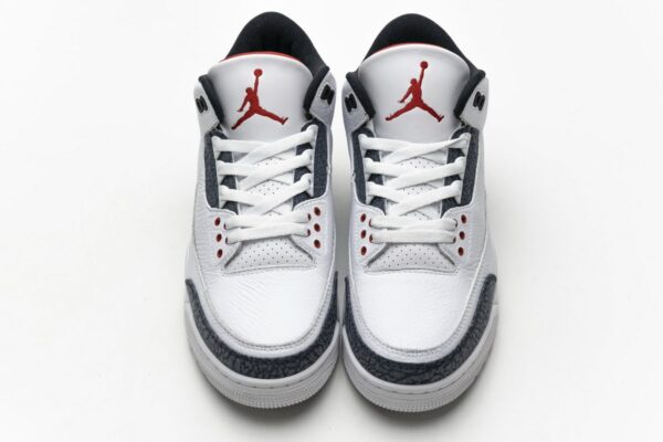 CZ6431-100 Air Jordan 3 Retro Fire Red Denim - Image 4