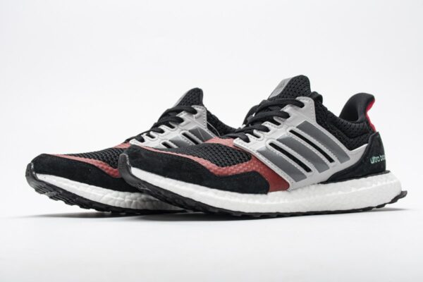 EF0724 adidas Ultra Boost S&L Black Grey Power Red Real Boost - Image 3