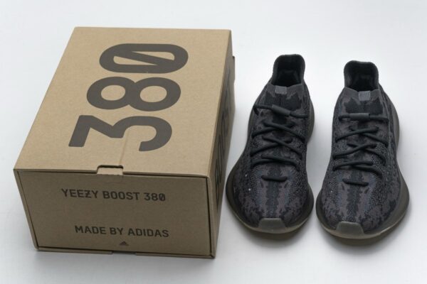FZ1270 adidas Yeezy Boost 380 Black Purple Basf Boost - Image 3