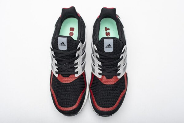 EF0724 adidas Ultra Boost S&L Black Grey Power Red Real Boost - Image 7
