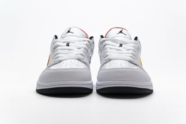 CW7009-100 Air Jordan 1 Low White Multi-Color - Image 5
